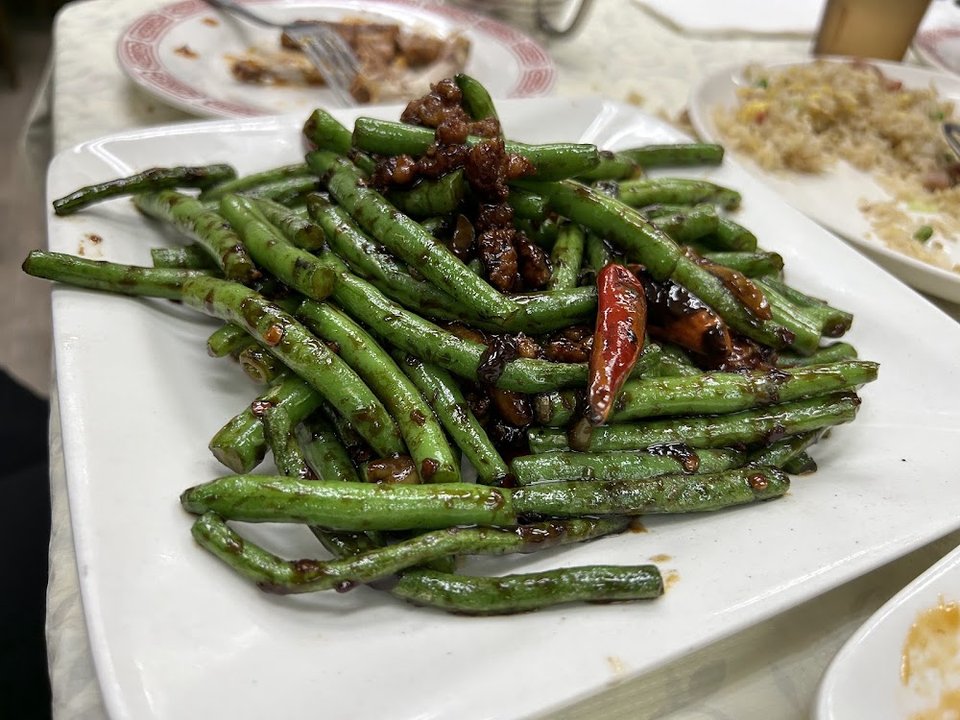 Menu page listing Cantonese-style comfort dishes.
