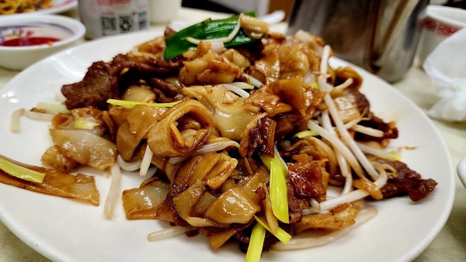 Menu page listing Cantonese-style comfort dishes.